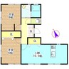 Cime蓑原貸家 2LDKの間取り