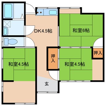 間取図 福井貸家