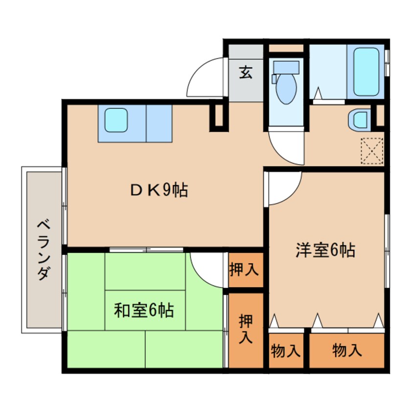 間取図 フローラハイツ