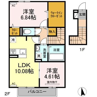 間取図 エプロン2号館