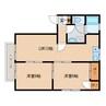 日豊本線/五十市駅 徒歩16分 2階 築32年 2LDKの間取り