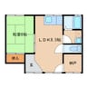 フレンド志比田A 1LDKの間取り