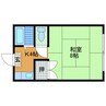 吉永ホームズ 1Kの間取り
