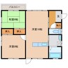 井ノ上三股貸家 2LDKの間取り