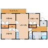 木下貸家 3LDKの間取り