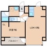 La ville nord hills 1LDKの間取り