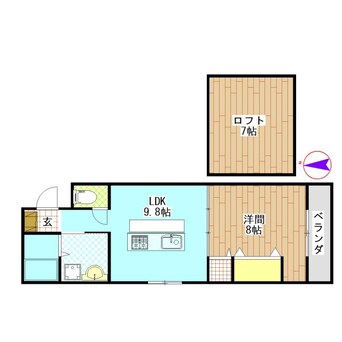 間取図 Benefis　A・B