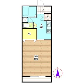 間取図 リヴハイツ