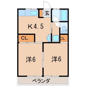 間取図 レジデンス塙