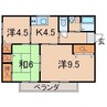 ヴァム清II 3Kの間取り