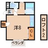 メイクハウス南中央 1Rの間取り