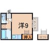 メイクハウス南中央 1Rの間取り