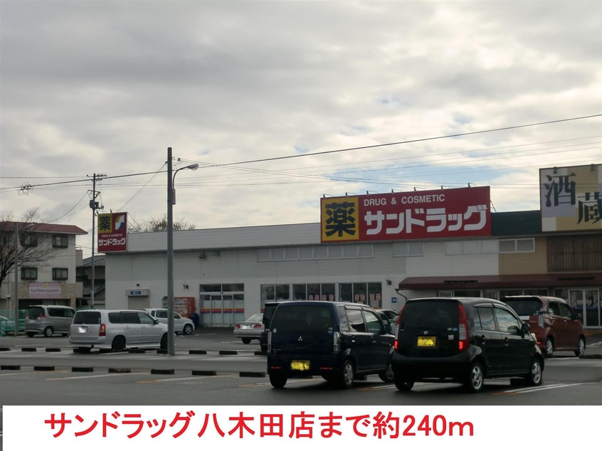 サンドラッグ(ドラッグストア)まで240m 塩谷ハイツＢ棟