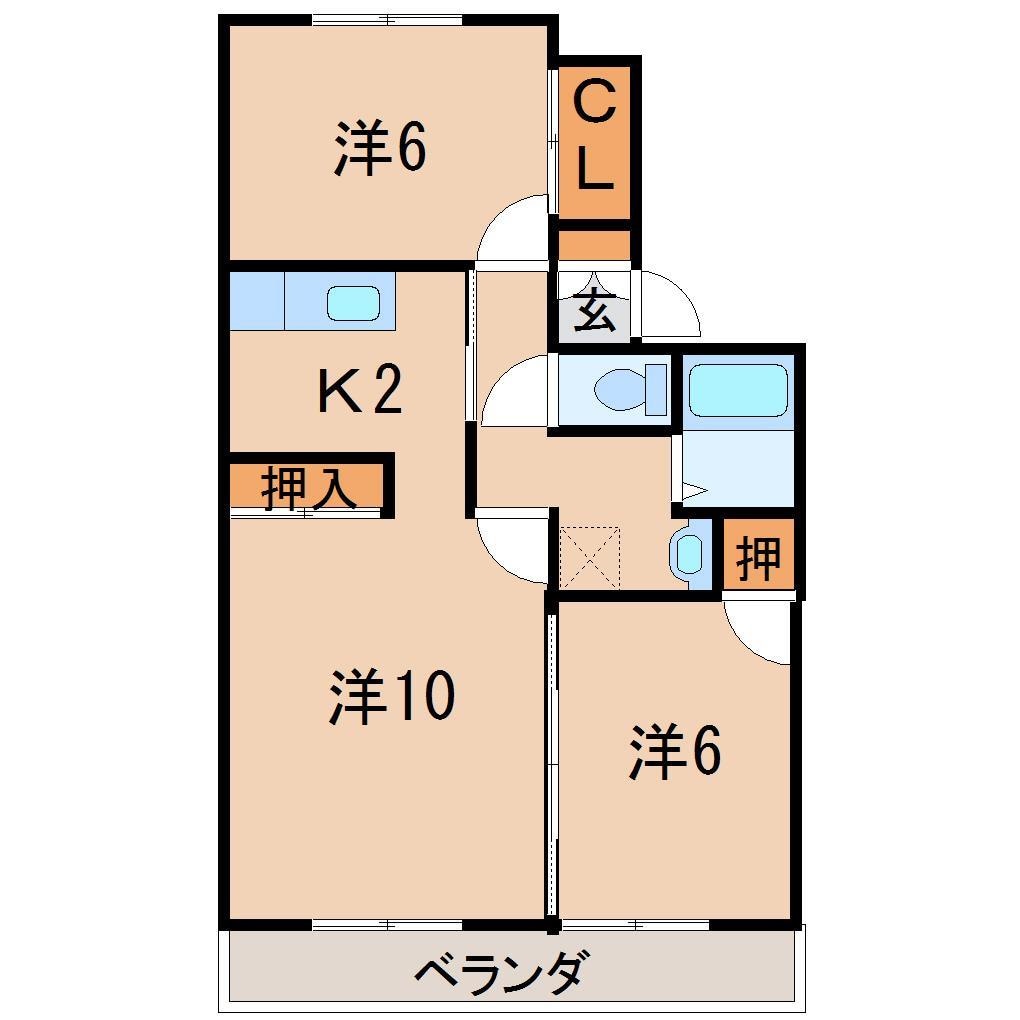 間取り図 コージーハイツ川前