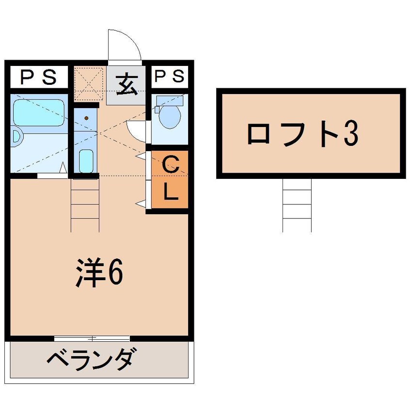 間取図 Ｍ ＨＯＵＳＥ