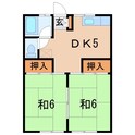 成川ハイツの間取図