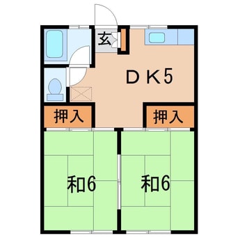 間取図 成川ハイツ