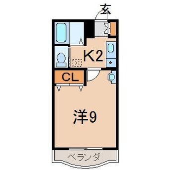 間取図 クリエイトハイツ