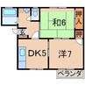 コートヴィレッジ太田Ｃ 2DKの間取り