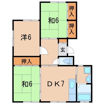 間取図 堂ノ裏ハイツ