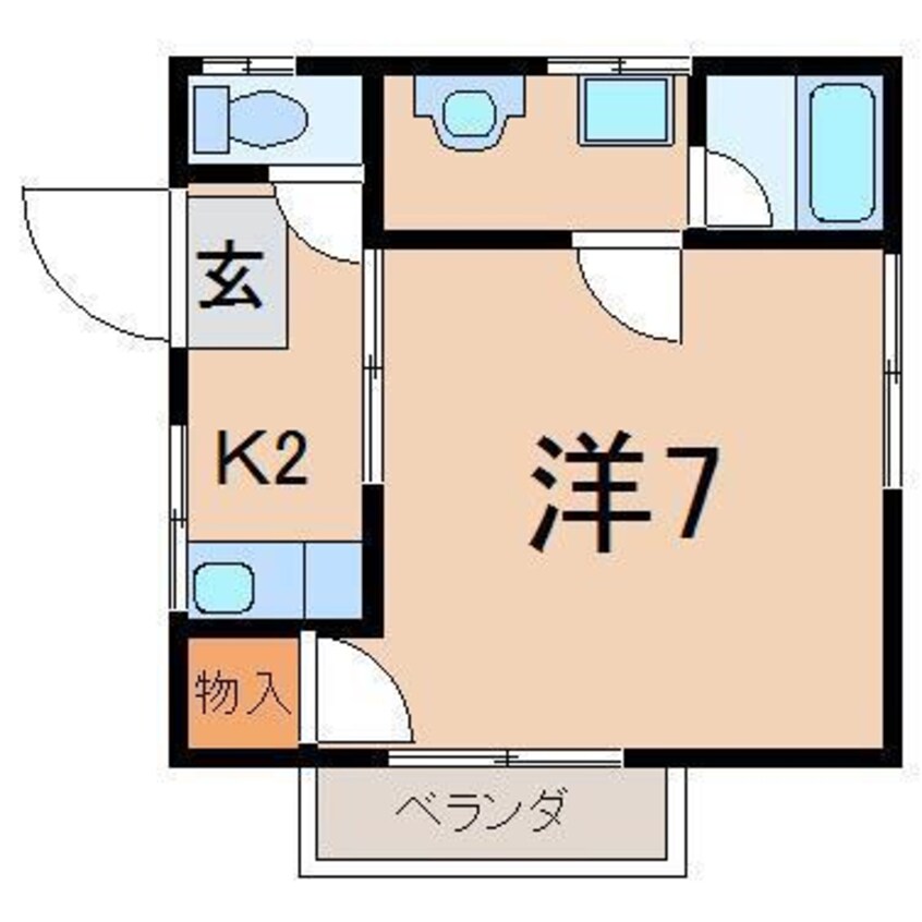 間取図 いずみハイツ