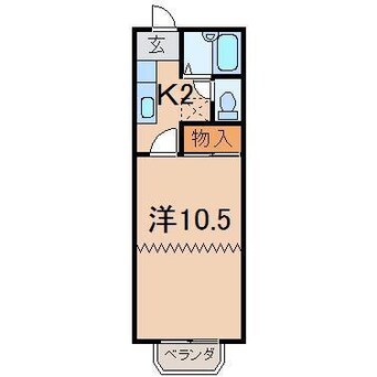 間取図 カーサＭII