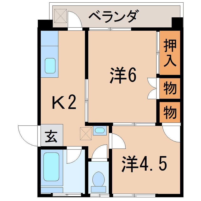 間取図 堀川マンション　Ａ棟