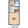 グレーリボン南福島 1Kの間取り