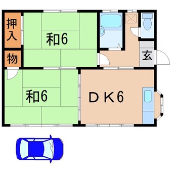 間取図 宍戸貸家（荒井）