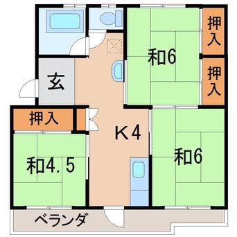 間取図 第２カンノハイツ