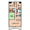 チサンマンション東中央　405 3LDKの間取り