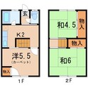 清水ハイツの間取図