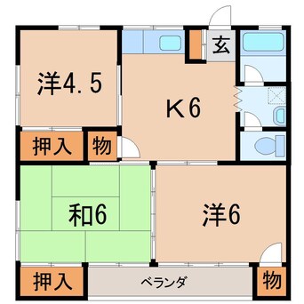 間取図 今野アパート南