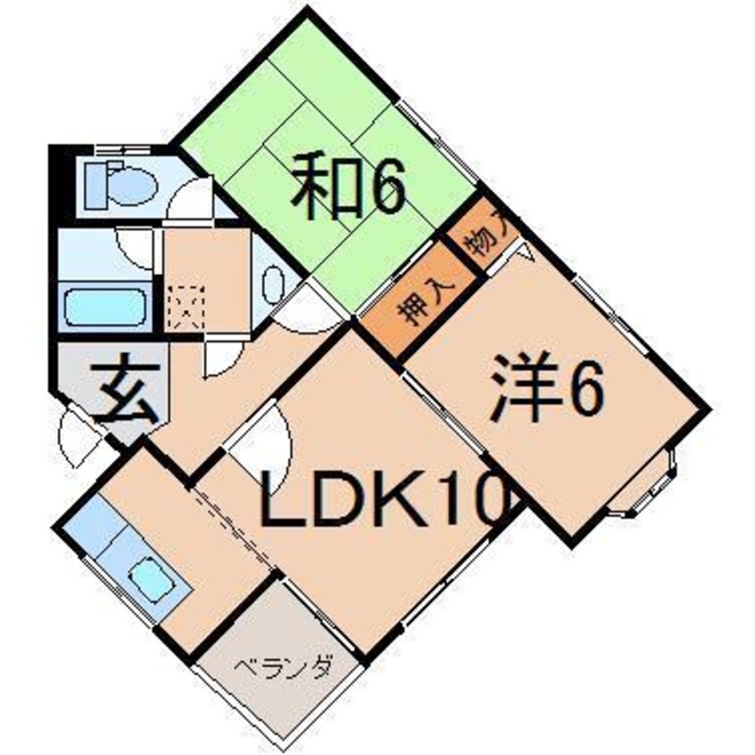 間取図 アメニティタウン大森D・E・F