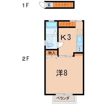 間取図 石田コーポ