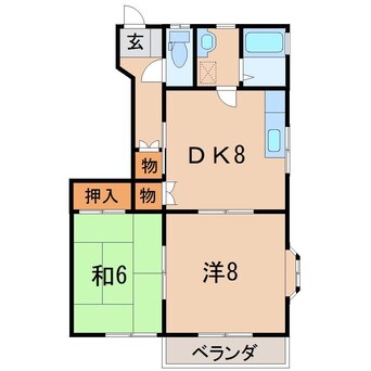 間取図 ヨシノコーポラスB