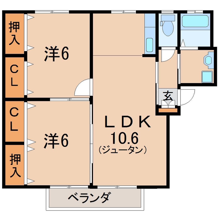 間取図 ノーブルＢ