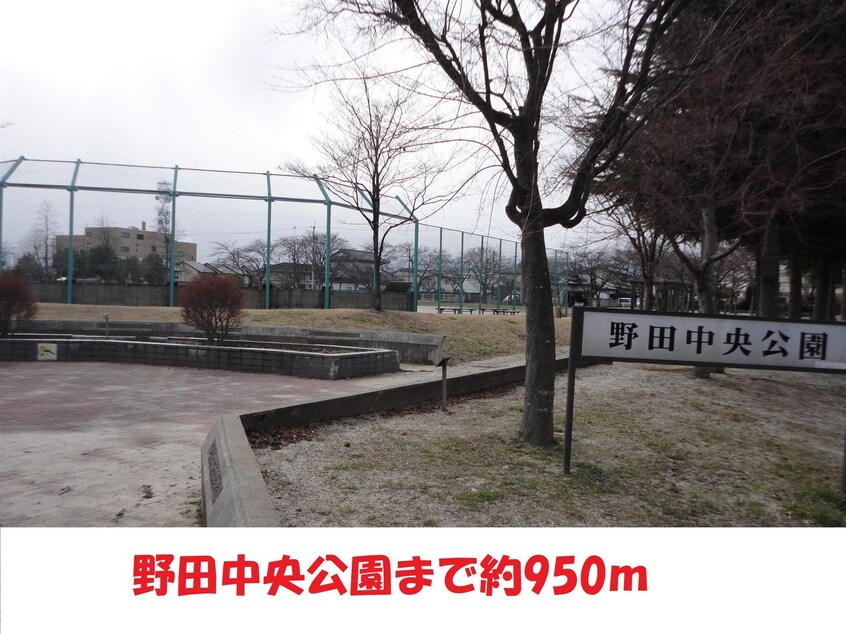 野田中央公園(公園)まで950m ノーブルＢ