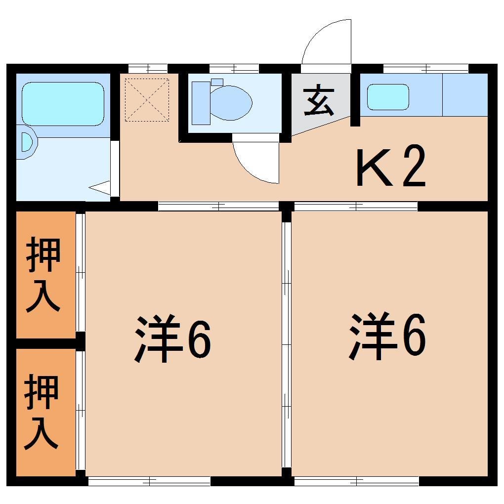 間取り図 サンハイツ森合