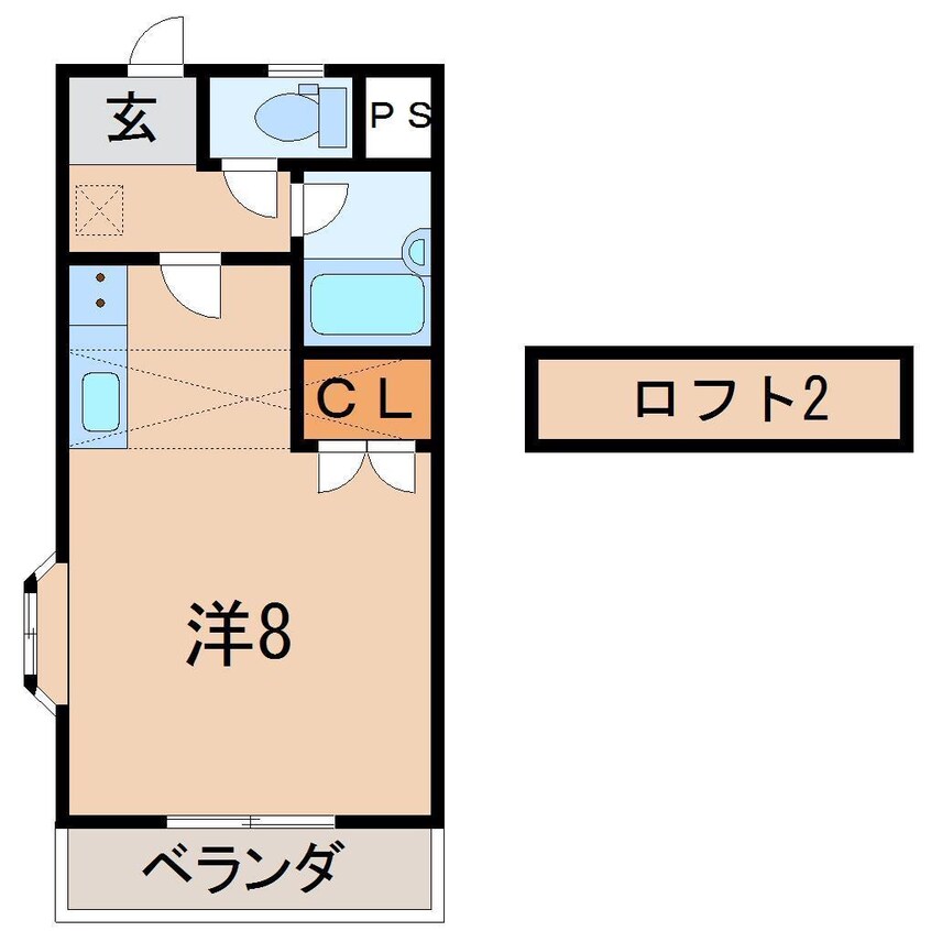 間取図 ベルトピア福島6