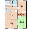 パークハイツ 3DKの間取り