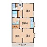 ハイムクエレ清水 3DKの間取り