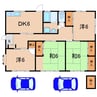 尾形貸家（成川） 4DKの間取り