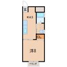 清野アパート 1Kの間取り