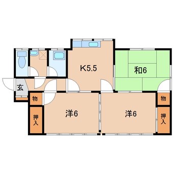 間取図 佐久間貸家