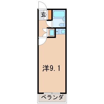 間取図 ライオンズマンション仲間町壱番館（603）