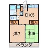 グランシール野田 2DKの間取り