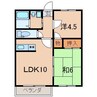 ゼルコウバ 2LDKの間取り