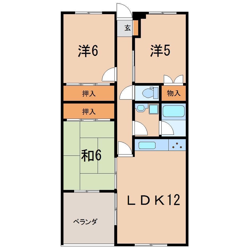 間取図 ベル・グランドール