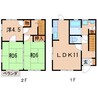 エルハイツ南福島（西） 3LDKの間取り